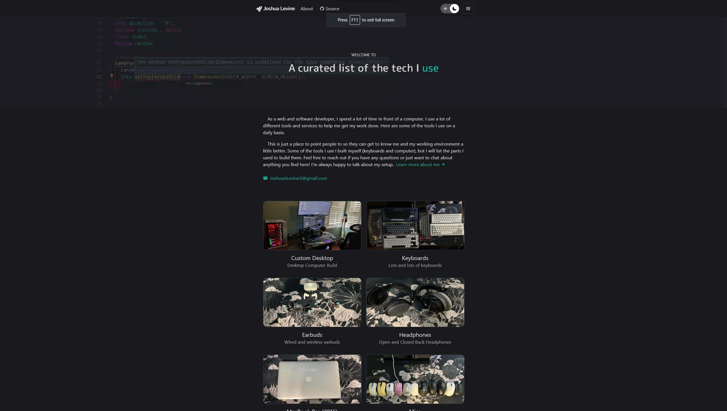 Things I Use